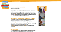 Desktop Screenshot of gemeinwesenarbeit-darmstadt.de