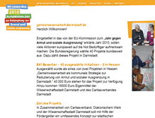 Tablet Screenshot of gemeinwesenarbeit-darmstadt.de